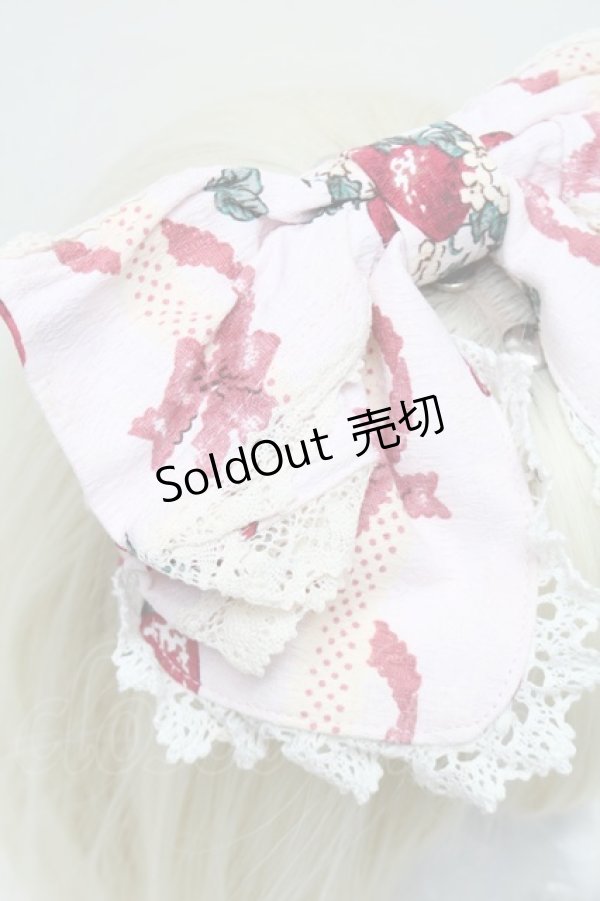 画像4: BABY,THE STARS SHINE BRIGHT / Juicy BABY Love Love Berries柄リボンカチューシャ  ピンク S-25-12-17-007-BA-AC-AS-ZS (4)