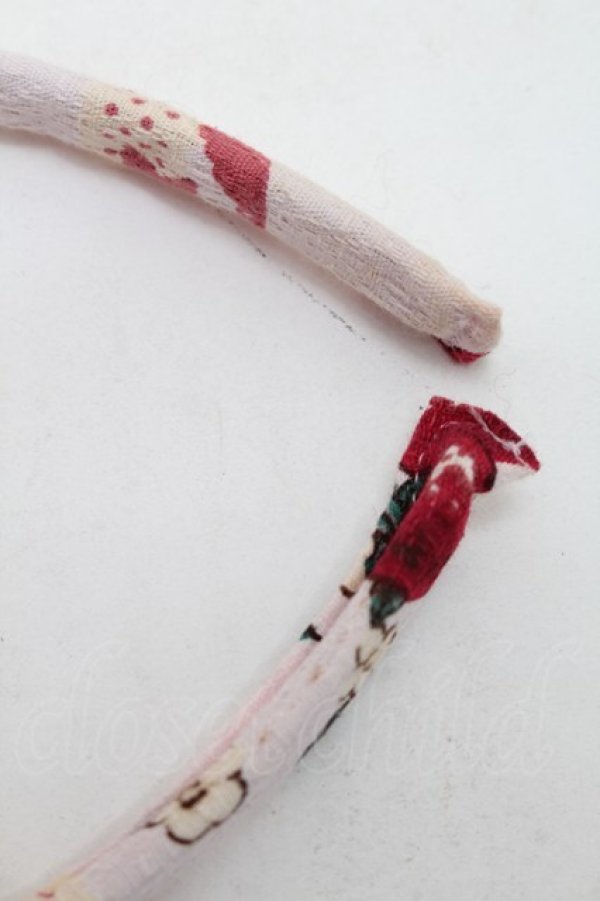 画像5: BABY,THE STARS SHINE BRIGHT / Juicy BABY Love Love Berries柄リボンカチューシャ  ピンク S-25-12-17-007-BA-AC-AS-ZS (5)