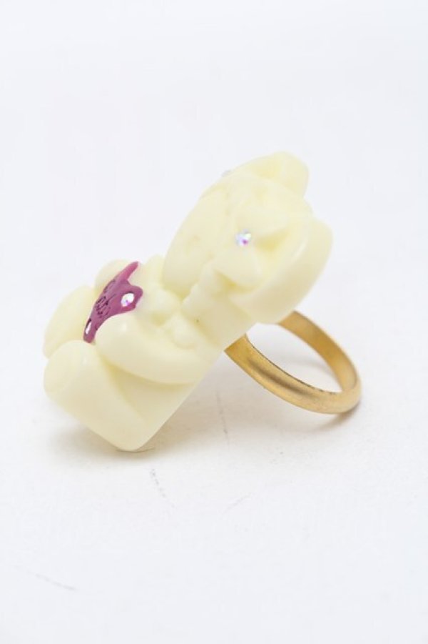 画像3: BABY,THE STARS SHINE BRIGHT / くみゃちゃんのLove Love Chocolateリング  白 S-25-12-17-001-BA-AC-AS-ZS (3)