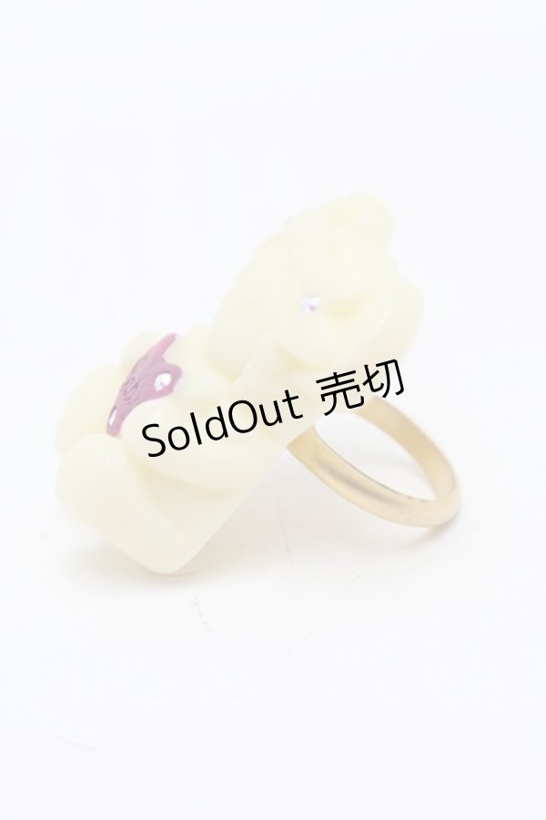 画像3: BABY,THE STARS SHINE BRIGHT / くみゃちゃんのLove Love Chocolateリング  白 S-25-12-17-001-BA-AC-AS-ZS (3)