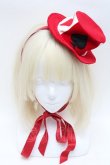 画像2: Angelic Pretty / クィーントランプミニハット  赤 S-25-12-17-009-AP-AC-AS-ZS (2)