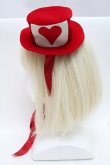 画像3: Angelic Pretty / クィーントランプミニハット  赤 S-25-12-17-009-AP-AC-AS-ZS (3)