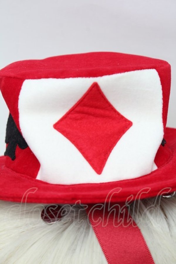 画像5: Angelic Pretty / クィーントランプミニハット  赤 S-25-12-17-009-AP-AC-AS-ZS (5)