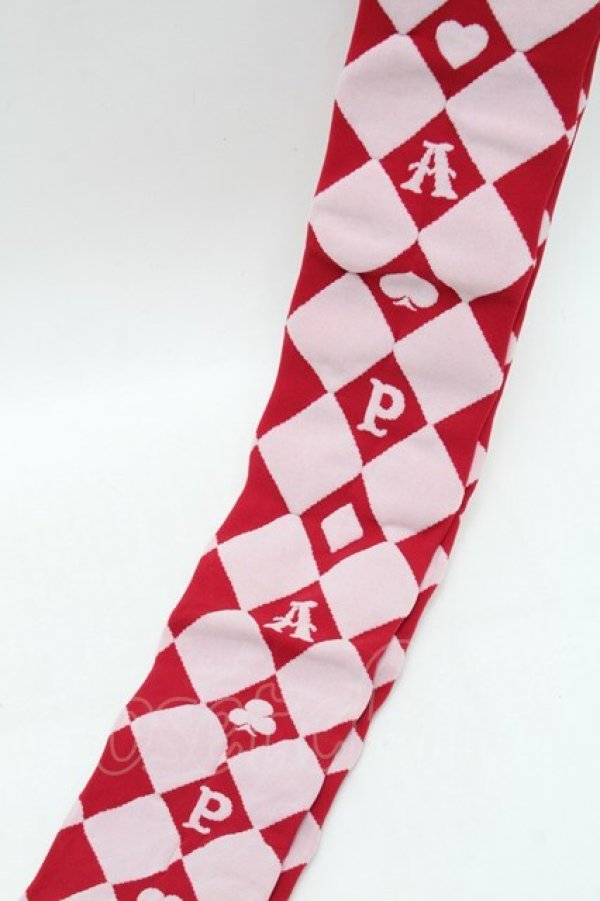 画像2: Angelic Pretty / マリオネットタイツ  赤 S-25-12-17-002-AP-ZA-AS-ZS (2)