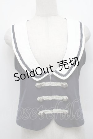 画像: axes femme POETIQUE / セーラーベスト  紺 S-25-12-17-023-AX-TO-AS-ZS