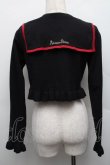 画像2: ALICE and the PIRATES / セーラーカラーボレロ  黒ｘ赤 S-25-12-17-027-PA-TO-HR-ZS (2)