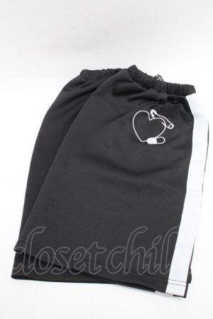 画像: ACDC RAG / 安心ジャージレッグウォーマー  黒ｘ白 S-25-12-17-004-PU-PA-HR-ZS