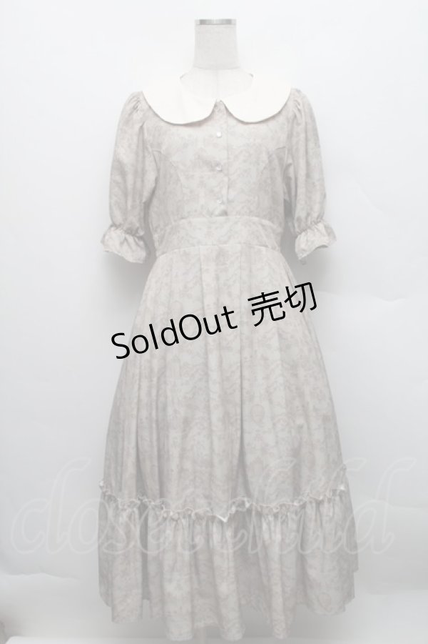 画像1: m petit by misako / NINA’Sコラボトワルドジュイワンピース M ベージュ S-25-12-18-038-LO-OP-HR-ZS (1)