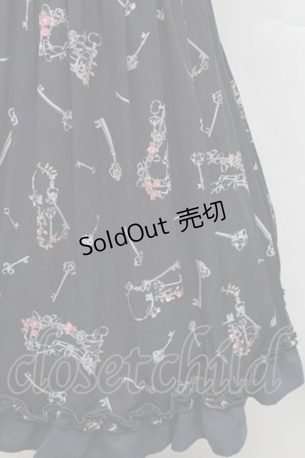 画像4: axes femme / 鍵柄ワンピース  紺 S-25-12-18-046-AX-OP-HR-ZS (4)