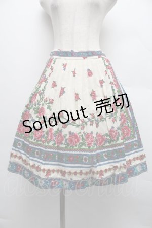 画像: Jane Marple / バンダナ柄スカート  オフ S-25-12-18-051-JM-SK-AS-ZS