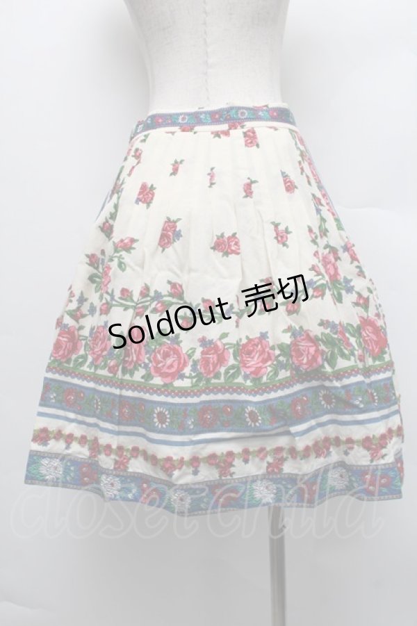 画像2: Jane Marple / バンダナ柄スカート  オフ S-25-12-18-051-JM-SK-AS-ZS (2)