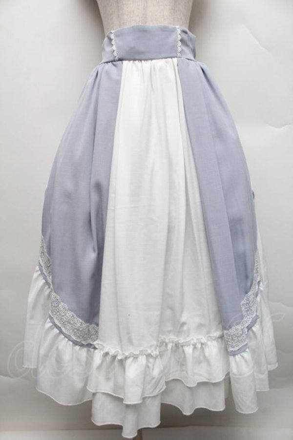 画像1: axes femme kawaii / マリアンヌスカート  サックス S-25-12-18-052-AX-SK-AS-ZS (1)