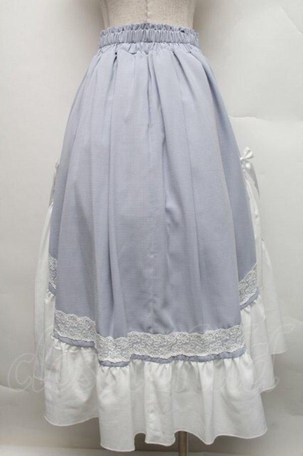 画像2: axes femme kawaii / マリアンヌスカート  サックス S-25-12-18-052-AX-SK-AS-ZS (2)