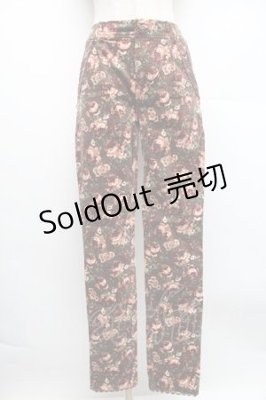 画像: axes femme / コーデュロイ柄パンツ  チャ S-25-12-18-058-AX-PA-HR-ZS