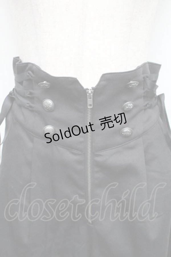 画像3: axes femme POETIQUE / レースアップデザインパンツ  黒 S-25-12-18-059-AX-PA-AS-ZS (3)