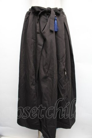 画像: IRO+IRO / 蝶舞う月下の彼岸花 袴風パンツ  黒 S-25-12-18-060-LO-PA-AS-ZS