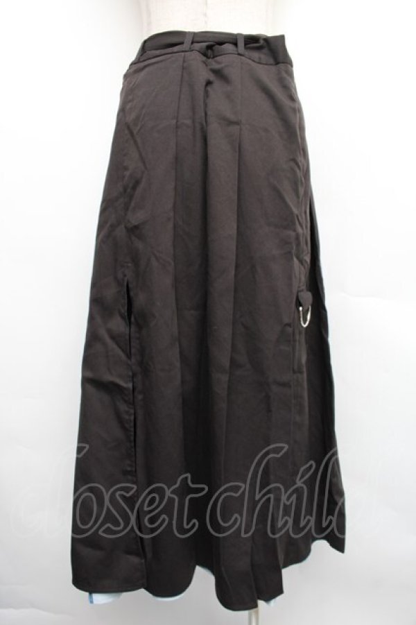 画像2: IRO+IRO / 蝶舞う月下の彼岸花 袴風パンツ  黒 S-25-12-18-060-LO-PA-AS-ZS (2)