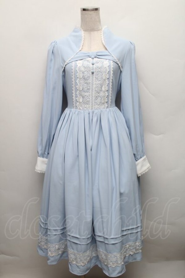 画像1: axes femme kawaii / プランタンワンピース M サックス S-25-12-18-033-AX-OP-AS-ZS (1)