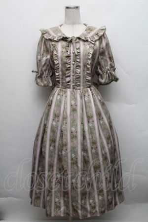 画像: axes femme kawaii / RosyBear柄ワンピース M グリーン S-25-12-18-034-AX-OP-AS-ZS