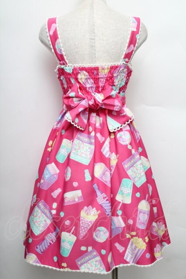 画像2: Angelic Pretty / Fancy Candyジャンパースカート  ピンク S-25-12-20-016-AP-OP-AS-ZS (2)