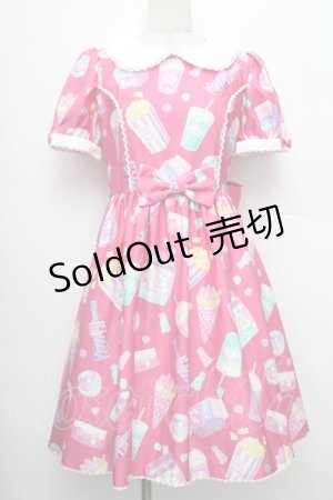 画像: Angelic Pretty / Fancy Candyワンピース  ピンク S-25-12-20-017-AP-OP-AS-ZS