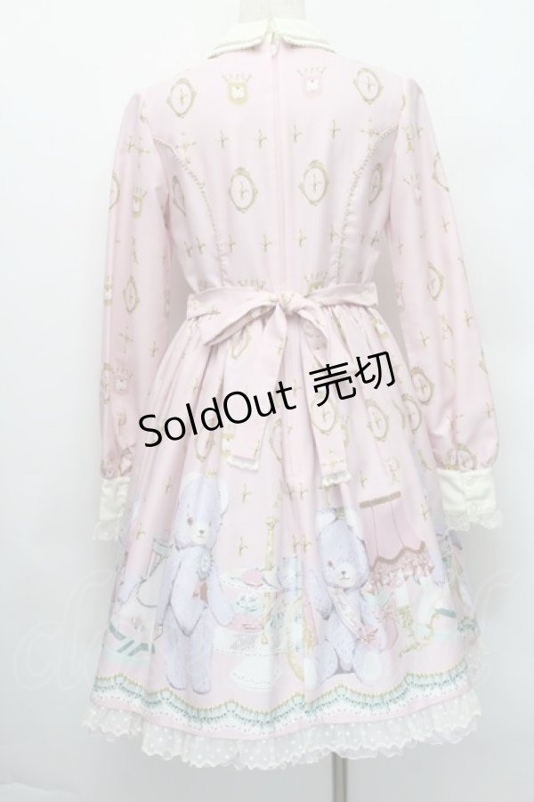 画像2: Angelic Pretty / Charlotte's Bearワンピース  ピンク S-25-12-20-020-AP-OP-AS-ZS (2)