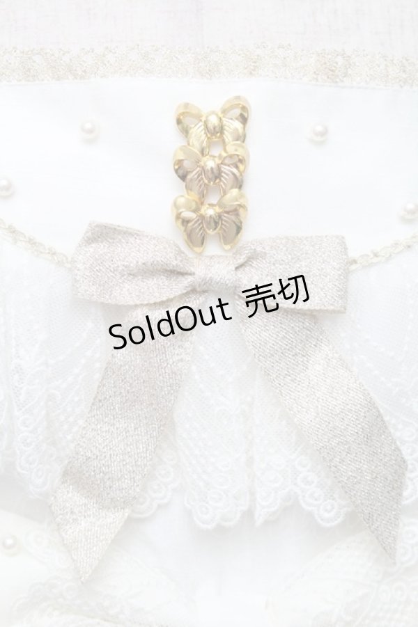 画像4: BABY,THE STARS SHINE BRIGHT / Fluffy Dream Ribbonジャンパースカート  生成り S-25-12-20-021-BA-OP-SA-ZS (4)