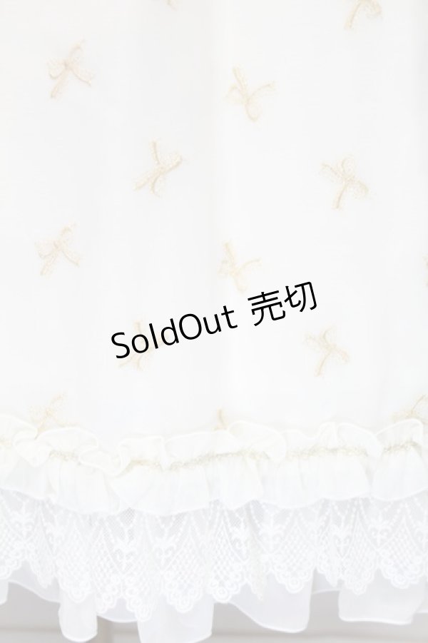 画像7: BABY,THE STARS SHINE BRIGHT / Fluffy Dream Ribbonジャンパースカート  生成り S-25-12-20-021-BA-OP-SA-ZS (7)