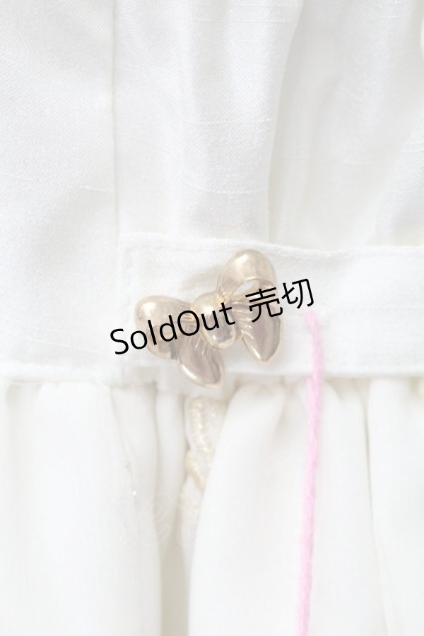 画像9: BABY,THE STARS SHINE BRIGHT / Fluffy Dream Ribbonジャンパースカート  生成り S-25-12-20-021-BA-OP-SA-ZS (9)