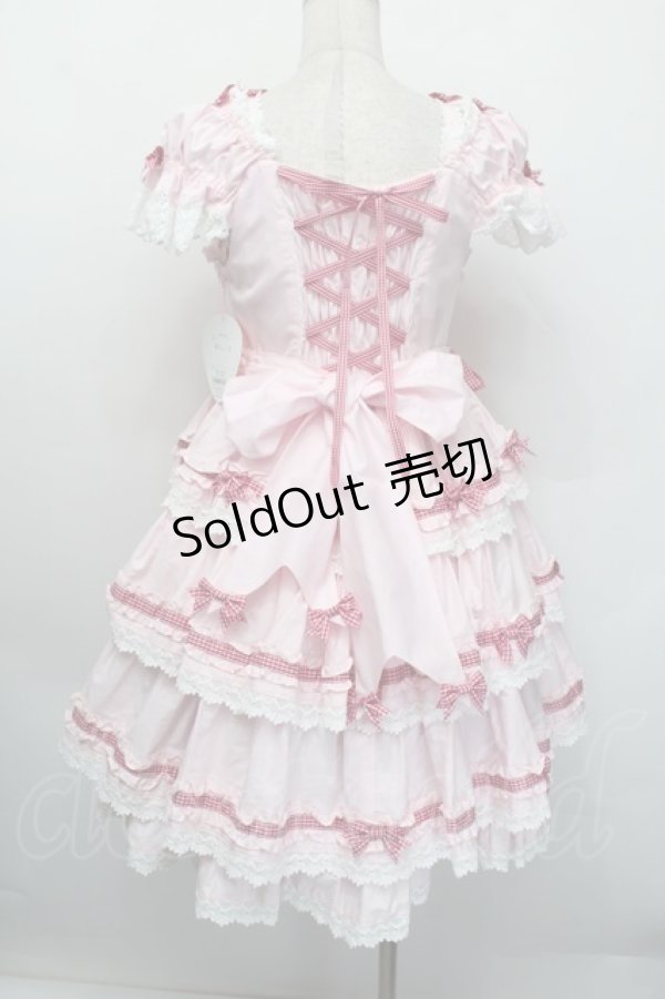 画像2: BABY,THE STARS SHINE BRIGHT / Flancesca Ribbonジャンパースカート  ピンク S-25-12-20-024-BA-JA-HR-ZS (2)