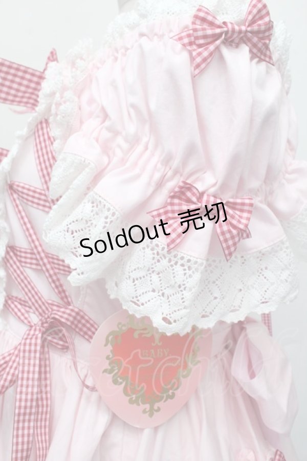画像5: BABY,THE STARS SHINE BRIGHT / Flancesca Ribbonジャンパースカート  ピンク S-25-12-20-024-BA-JA-HR-ZS (5)