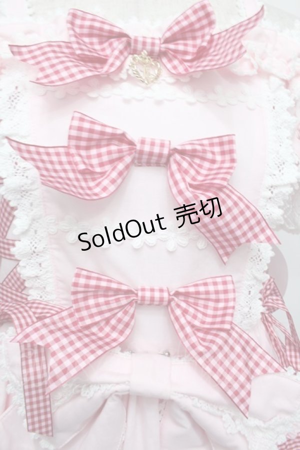 画像6: BABY,THE STARS SHINE BRIGHT / Flancesca Ribbonジャンパースカート  ピンク S-25-12-20-024-BA-JA-HR-ZS (6)