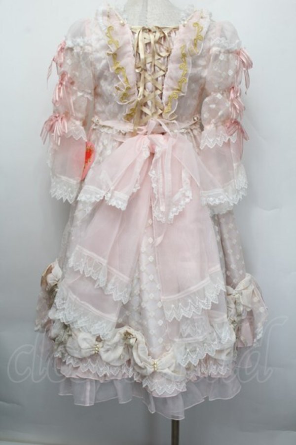 画像2: BABY,THE STARS SHINE BRIGHT / TRINITY〜天使の微笑み〜ワンピースドレス  ピンク S-25-12-20-027-BA-OP-SA-ZS (2)