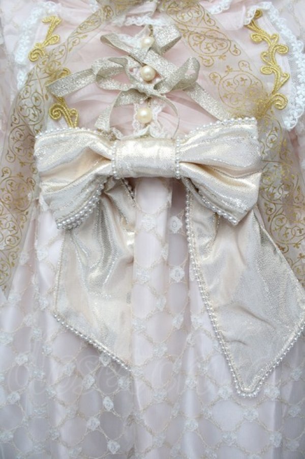 画像4: BABY,THE STARS SHINE BRIGHT / TRINITY〜天使の微笑み〜ワンピースドレス  ピンク S-25-12-20-027-BA-OP-SA-ZS (4)