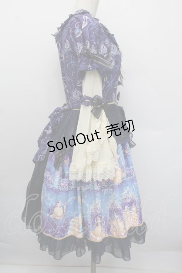 画像4: BABY,THE STARS SHINE BRIGHT / Cinderellaワンピース  紺 S-25-12-20-028-BA-OP-AS-ZS (4)