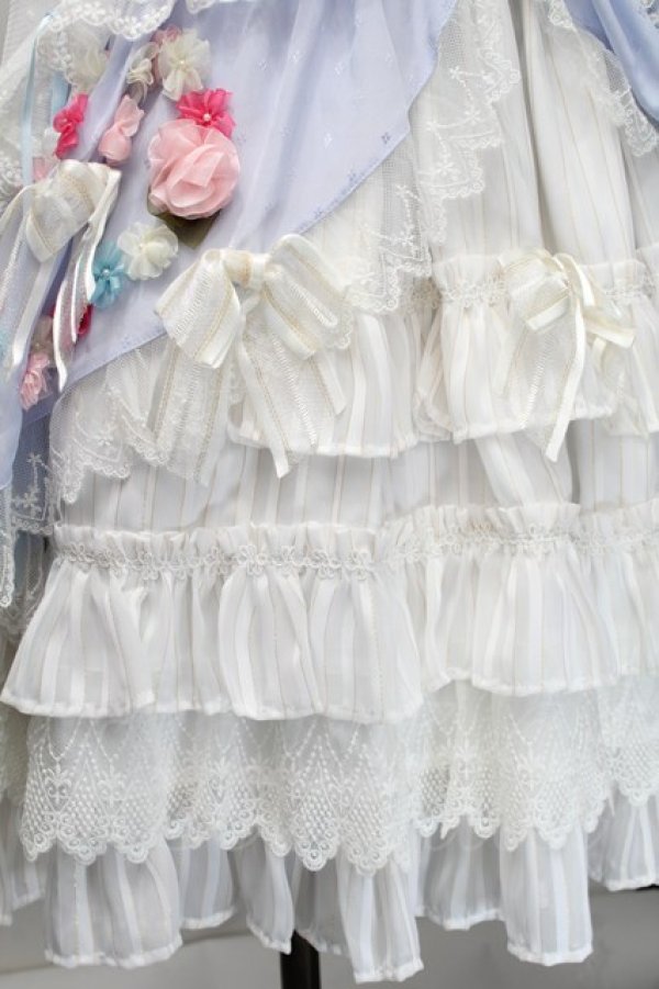 画像7: BABY,THE STARS SHINE BRIGHT / Garden Flowerジャンパースカート - サックス S-25-12-20-029-BA-OP-SZ-ZS (7)