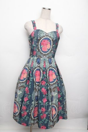 画像: Juliette et Justine / Le camee de la roseジャンパースカート  アルドアーズ【ブルーグレー】 S-25-12-20-1034-CL-OP-HR-ZS