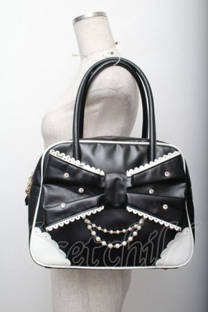 画像: Angelic Pretty / 宝石リボンボストンバッグ   S-25-12-20-1007-AP-BG-AS-ZS