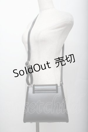 画像: EATME / チェーンハンドルショルダーバッグ  黒 S-25-12-20-1009-LO-BG-HR-ZS