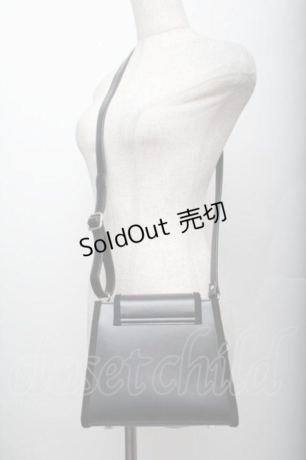 画像1: EATME / チェーンハンドルショルダーバッグ  黒 S-25-12-20-1009-LO-BG-HR-ZS (1)