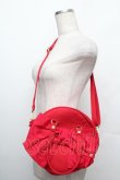 画像3: Perla nell' ostrica / シャンタンリボン付きハンプバッグ  赤 S-25-12-20-1001-EL-BG-HR-ZS (3)