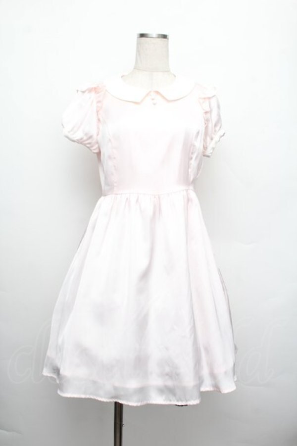 画像1: Ank Rouge / 衿付きワンピース  ピンク S-25-12-20-1011-CA-OP-AS-ZS (1)