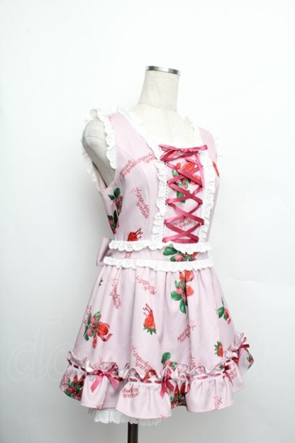 画像3: Ank Rouge / strawberry syndromeセットアップ  ピンク S-25-12-20-1012-CA-OP-AS-ZS (3)
