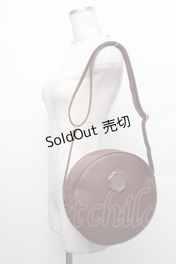 画像1: Q-pot. / チョコレートラウンドショルダーバッグ  ブラウン S-25-12-20-1002-QP-BG-AS-ZS (1)