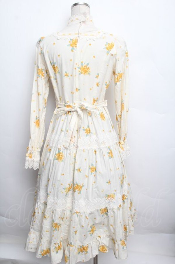 画像2: Innocent World / 金木犀スタンドカラーワンピース M オフ S-25-12-20-1023-IW-OP-AS-ZS (2)