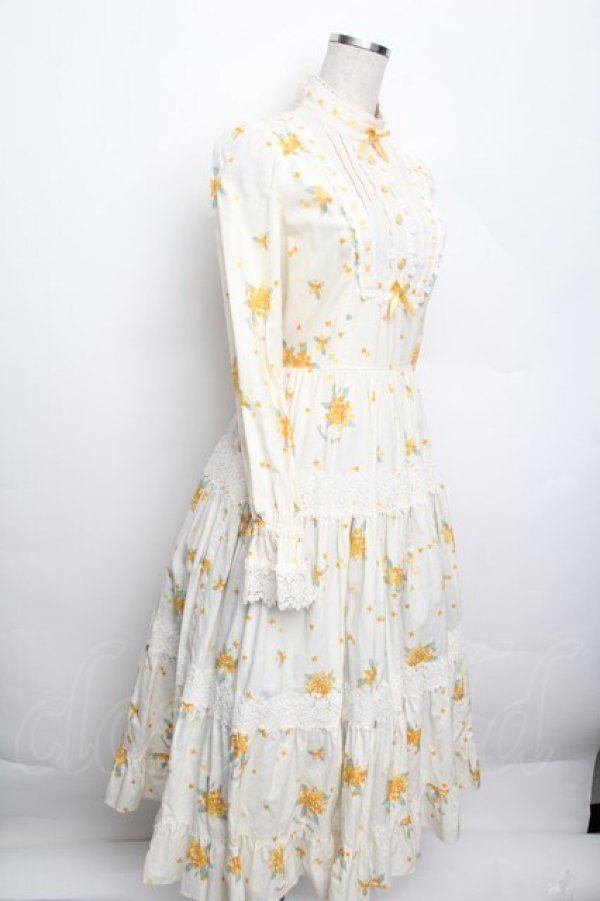 画像3: Innocent World / 金木犀スタンドカラーワンピース M オフ S-25-12-20-1023-IW-OP-AS-ZS (3)