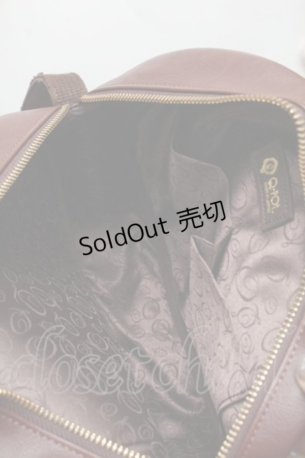 画像3: Q-pot. / チョコレートラウンドショルダーバッグ  ブラウン S-25-12-20-1002-QP-BG-AS-ZS (3)