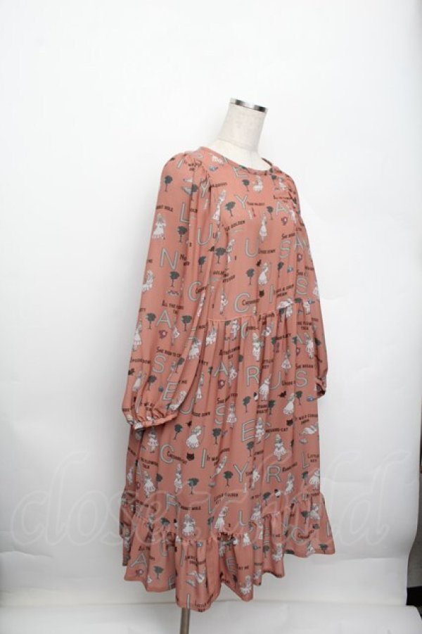 画像3: Jane Marple / The nursery Aliceギャザードレス  ブラウン S-25-12-20-1030-JM-OP-AS-ZS (3)