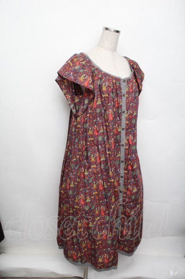 画像3: Jane Marple Dans Le Salon / Dancing Lady's ワンピース  赤 S-25-12-20-1031-JM-OP-HR-ZS (3)