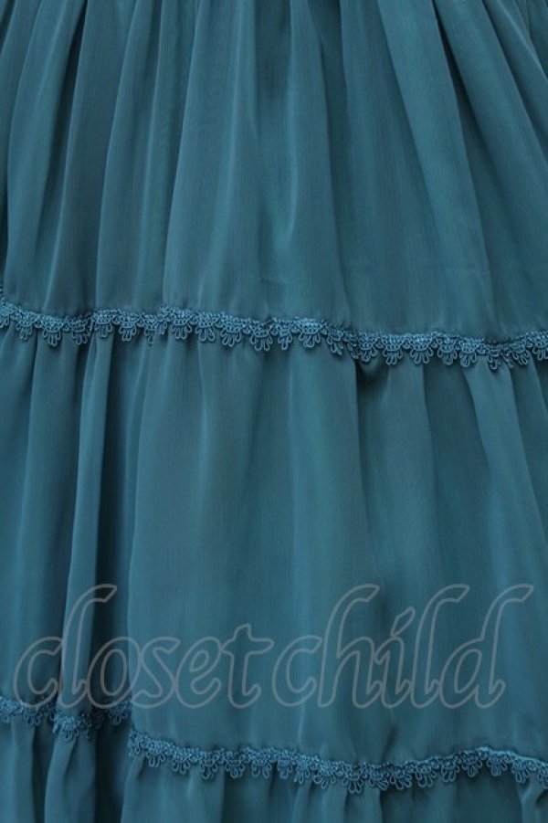 画像4: ALICE and the PIRATES / ルクレールシフォンジャンパースカート  グリーン S-25-12-20-032-PA-OP-SA-ZS (4)